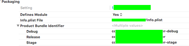 Xcode-bundleID